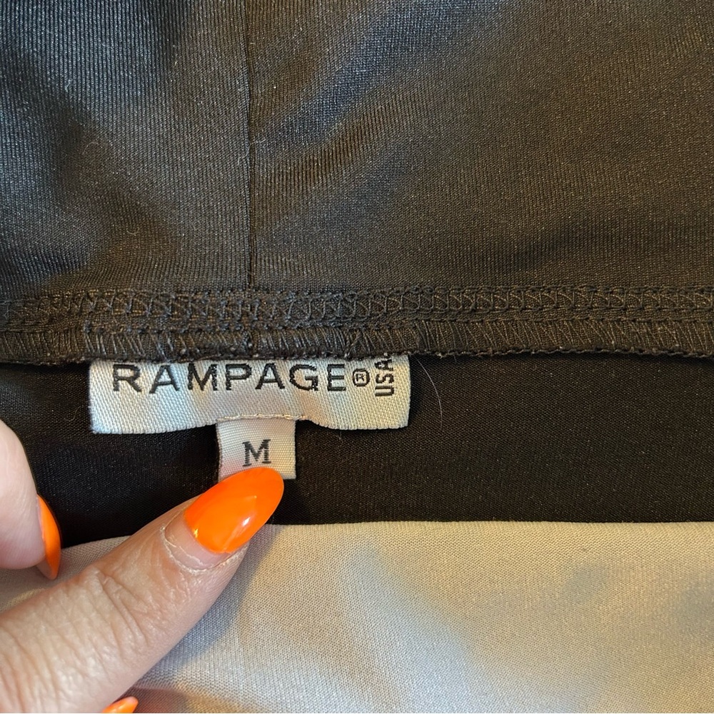 Rampage vintage 90s Y2K spaghetti strap midi dress geisha image size M flawed - Picture 5 of 10